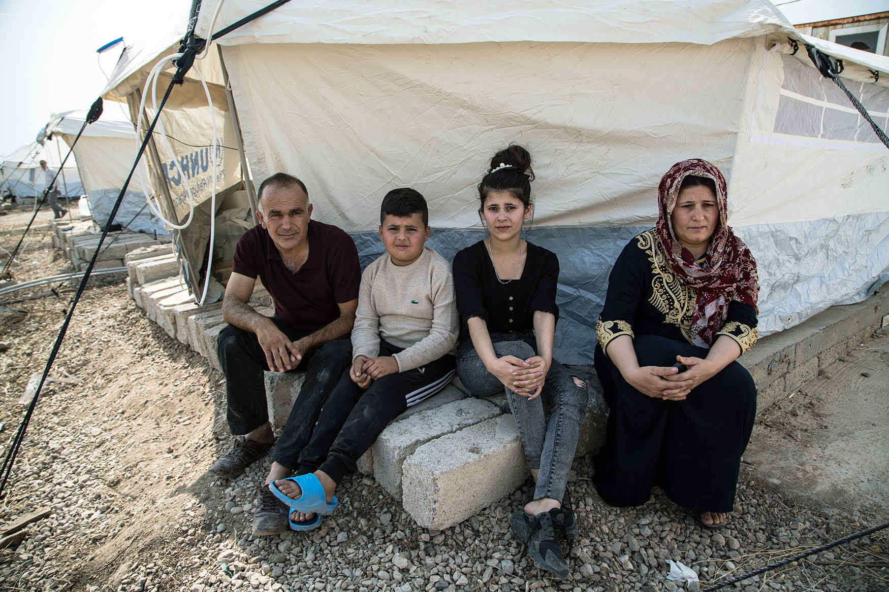 De eerste Syrische vluchtelingen in Irak: ‘Dit is écht onze oorlog niet’